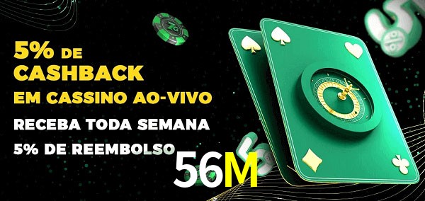 Promoções do cassino ao Vivo 56M